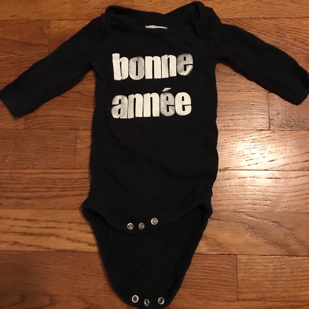 J. Crew unisex New Year’s Onesie